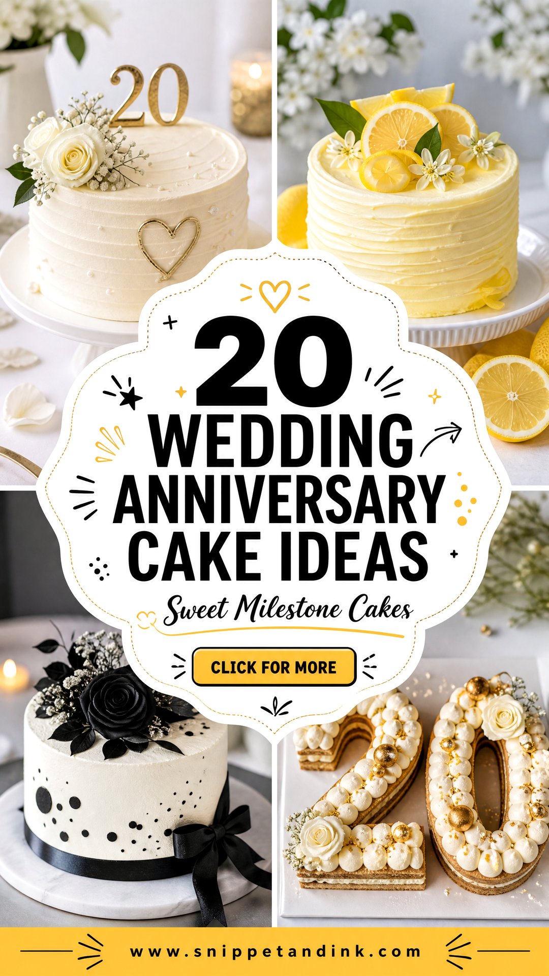 20 Wedding Anniversary Cake Ideas for Sweet Milestones - 20 Wedding Anniversary Cake Ideas for Sweet Milestones