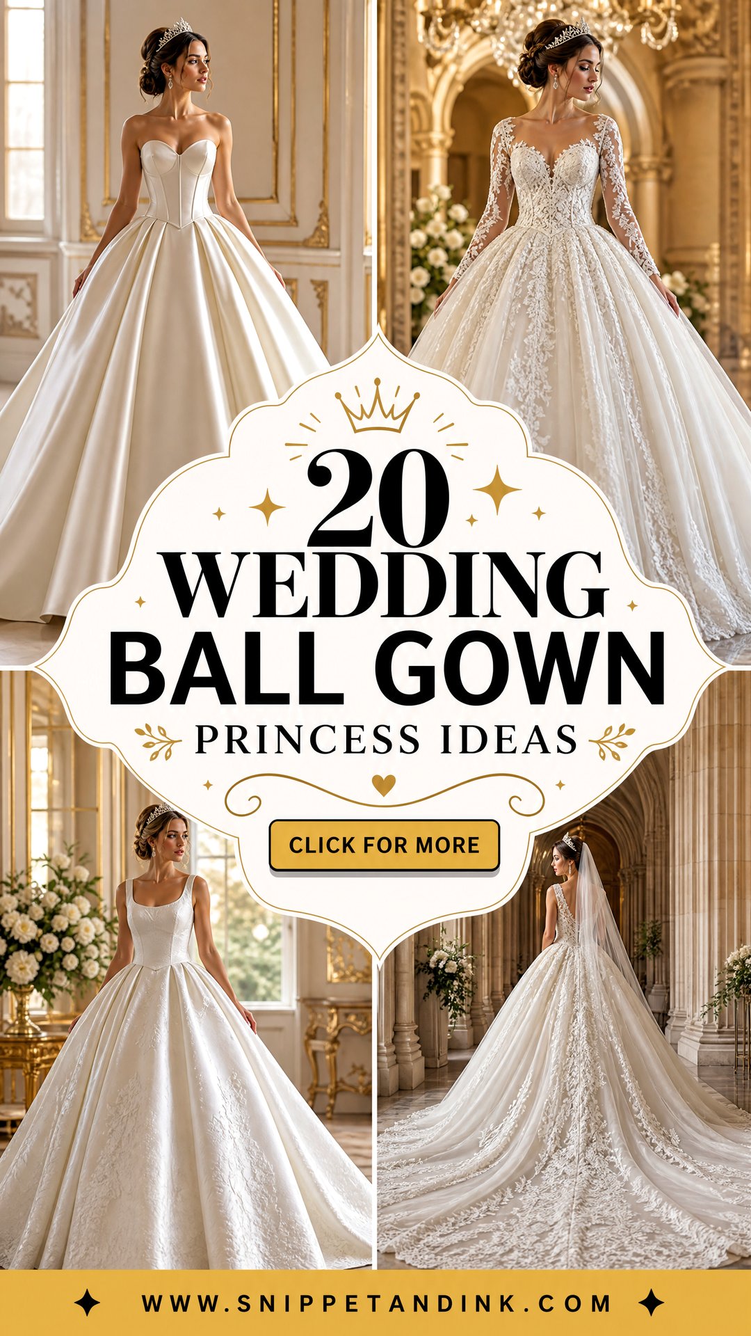 20 Wedding Ball Gown Princess Ideas Regal Bridal Inspiration - 20 Wedding Ball Gown Princess Ideas: Regal Bridal Inspiration