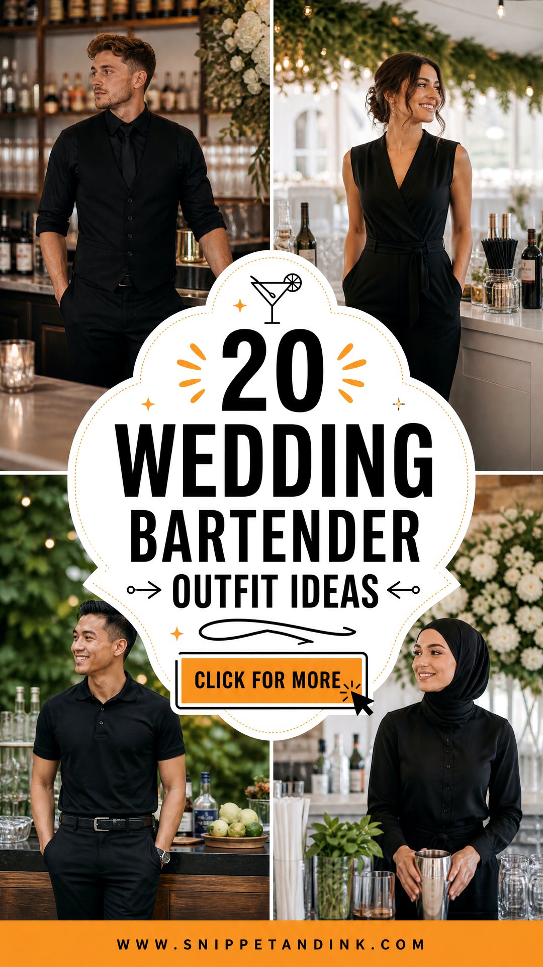 20 Wedding Bartender Outfit Ideas Polished Looks for Any Venue - 20 Wedding Bartender Outfit Ideas: Polished Looks for Any Venue