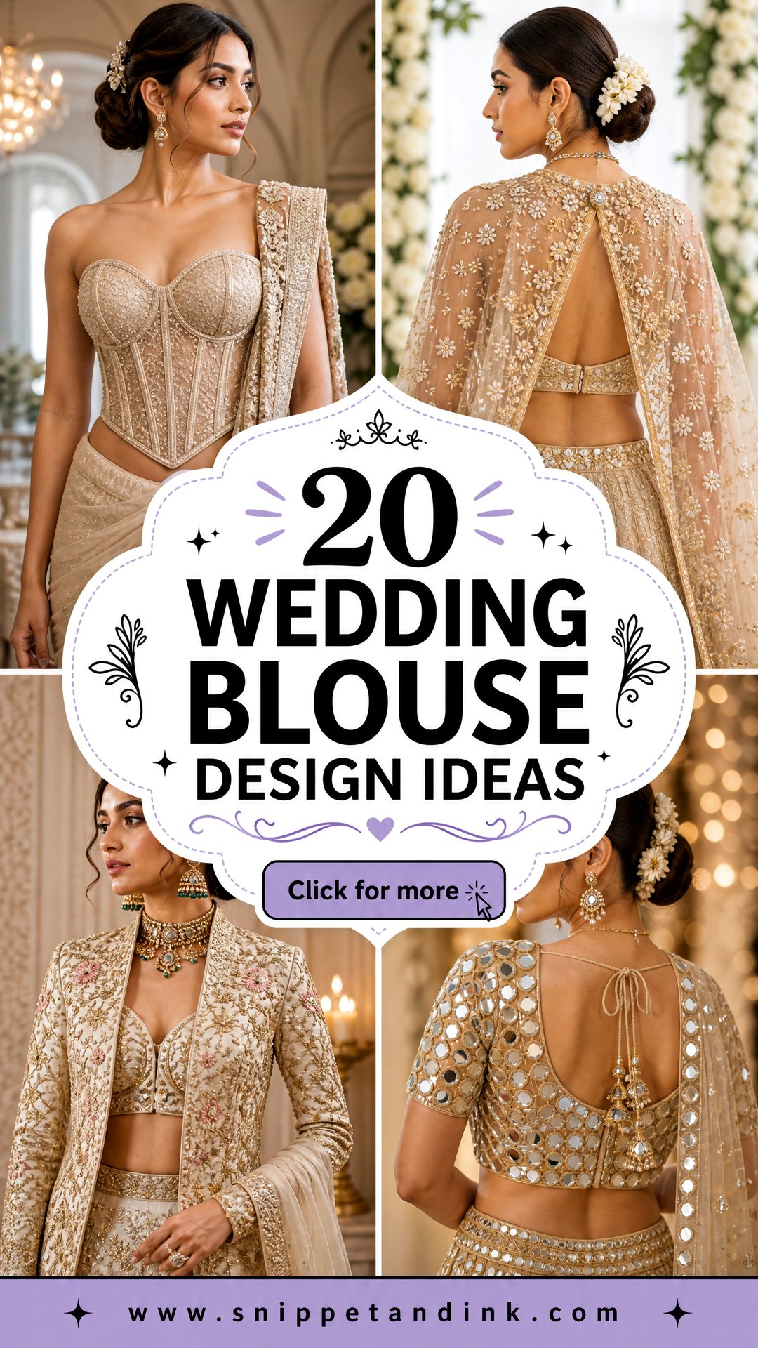 20 Wedding Blouse Design Ideas Elegant Styles for Modern Brides - 20 Wedding Blouse Design Ideas: Elegant Styles for Modern Brides