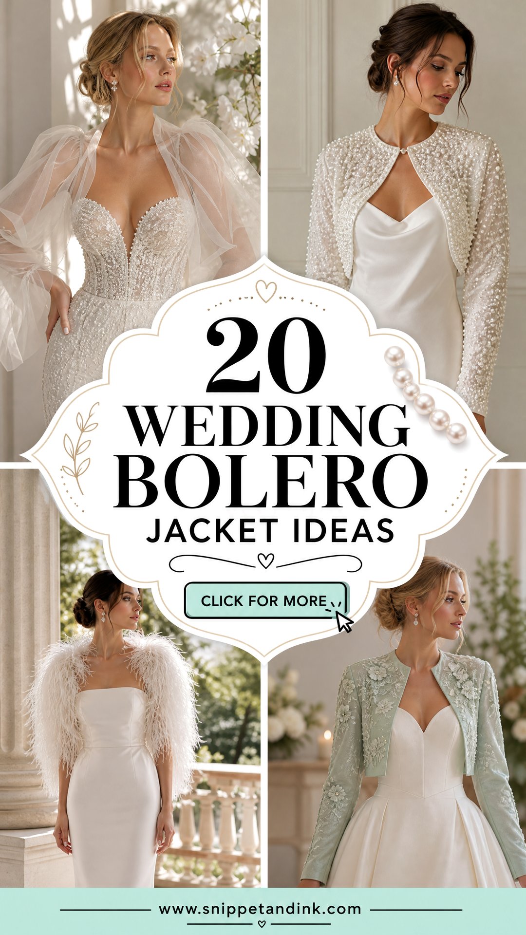 20 Wedding Bolero Jacket Ideas Chic Layers for Every Season - 20 Wedding Bolero Jacket Ideas: Chic Layers for Every Season