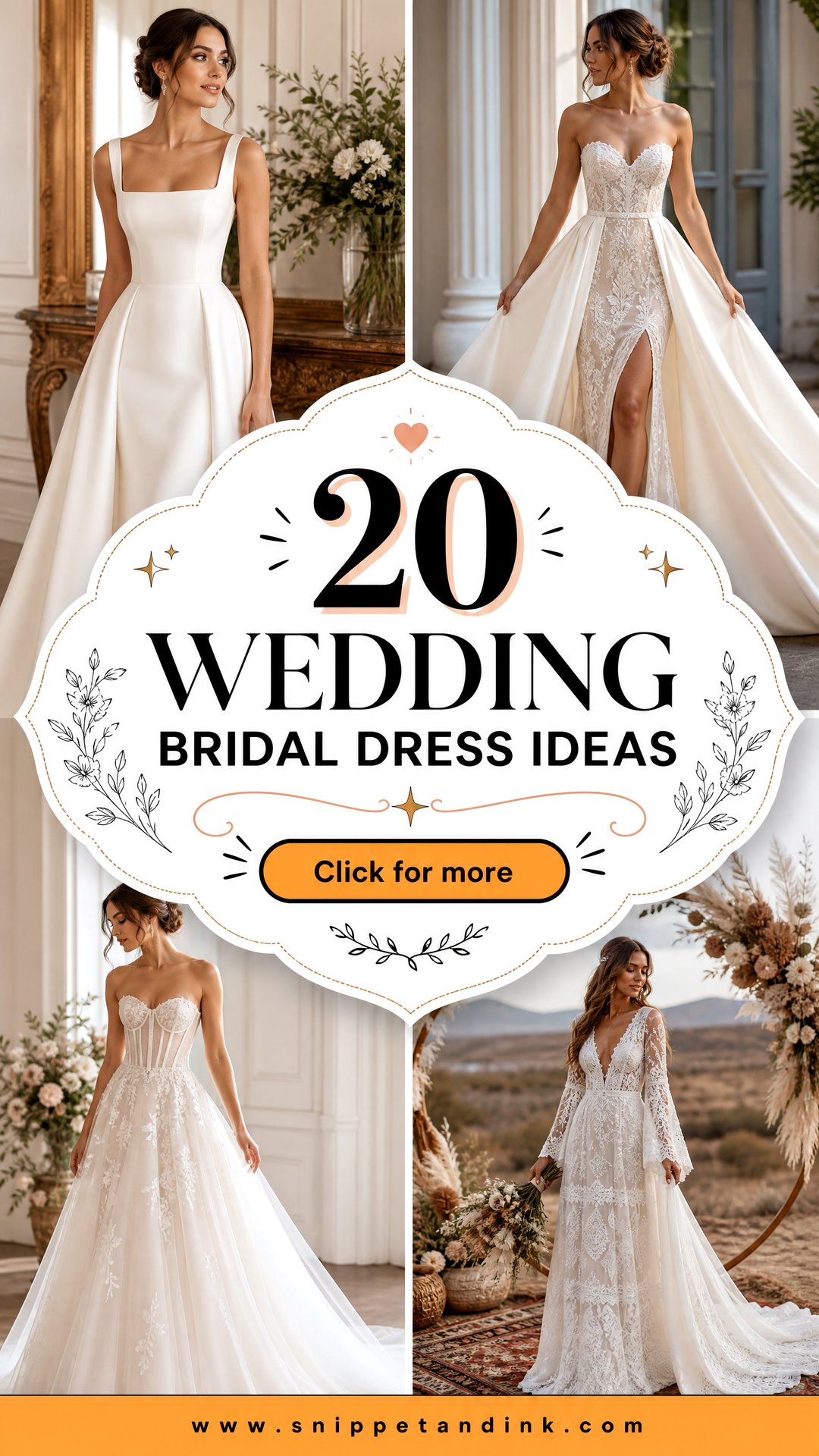 20 Wedding Bridal Dress Ideas Dreamy Gowns for Every Style - 20 Wedding Bridal Dress Ideas: Dreamy Gowns for Every Style