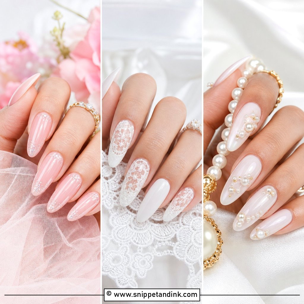 20 Wedding Bride Nails Ideas for a Flawless Bridal Manicure