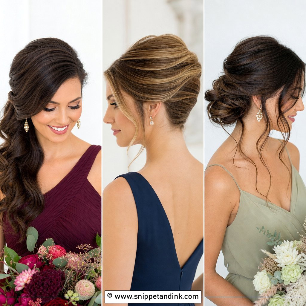 20 Wedding Bridesmaids Hair Ideas for Picture-Perfect Looks