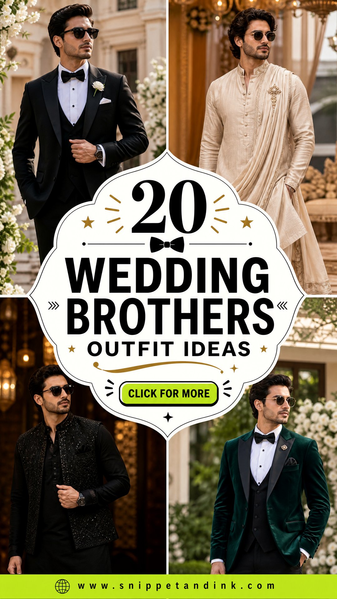 20 Wedding Brothers Outfit Ideas Sharp Looks for the Big Day - 20 Wedding Brothers Outfit Ideas: Sharp Looks for the Big Day