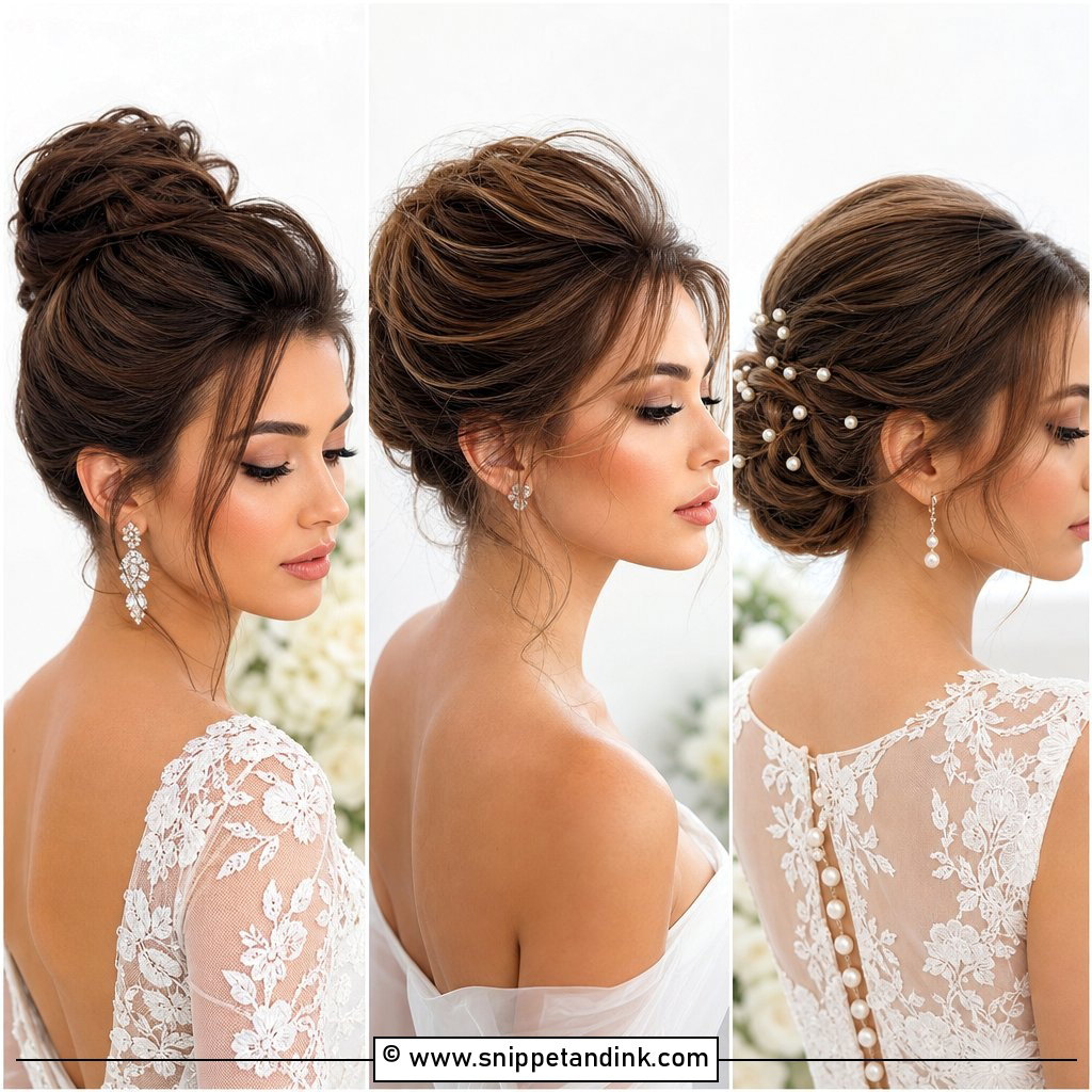 20 Wedding Buns for Long Hair That Look Elegant All Day