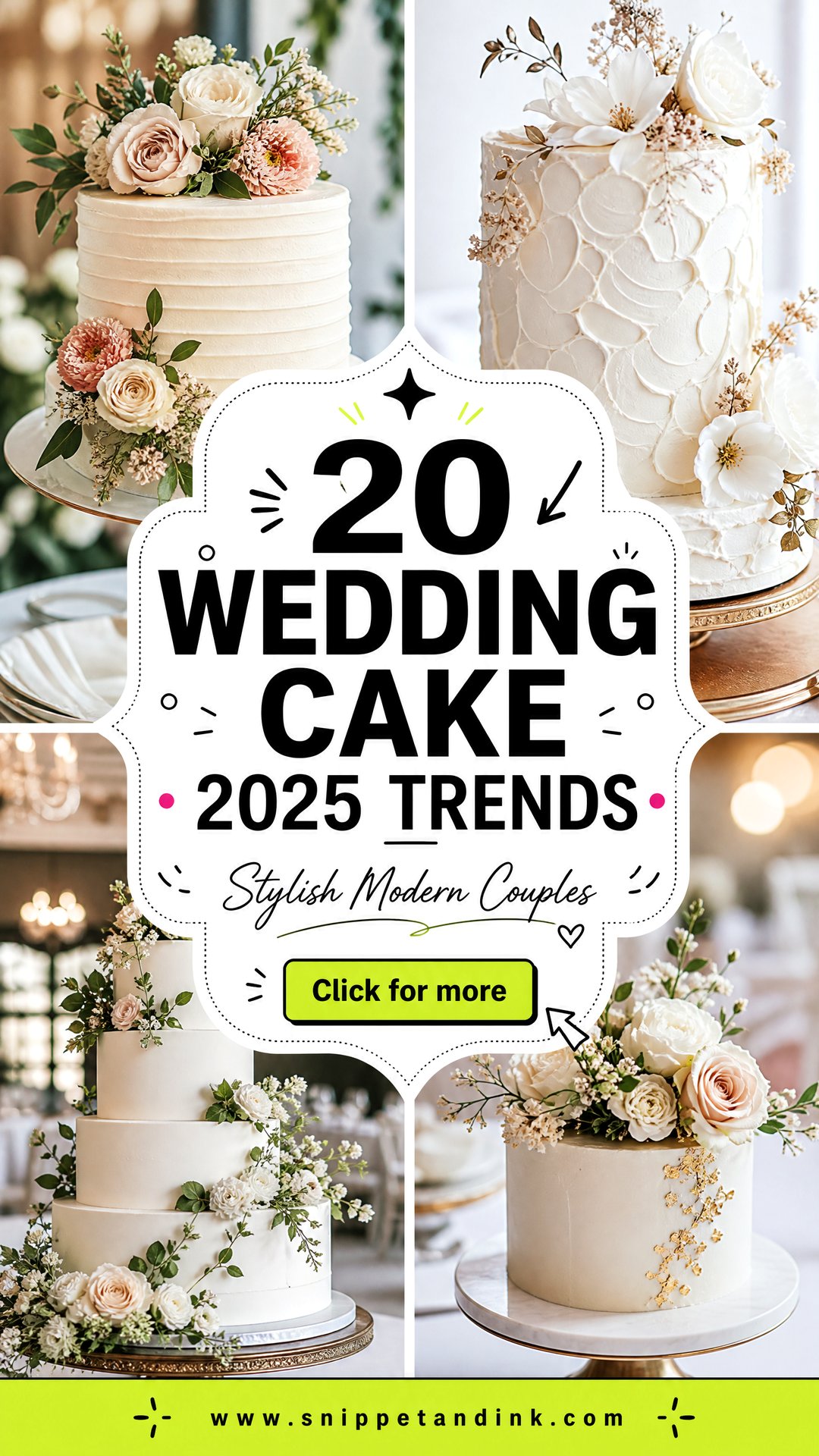 20 Wedding Cake 2025 Trends for Stylish Modern Couples - 20 Wedding Cake 2025 Trends for Stylish Modern Couples