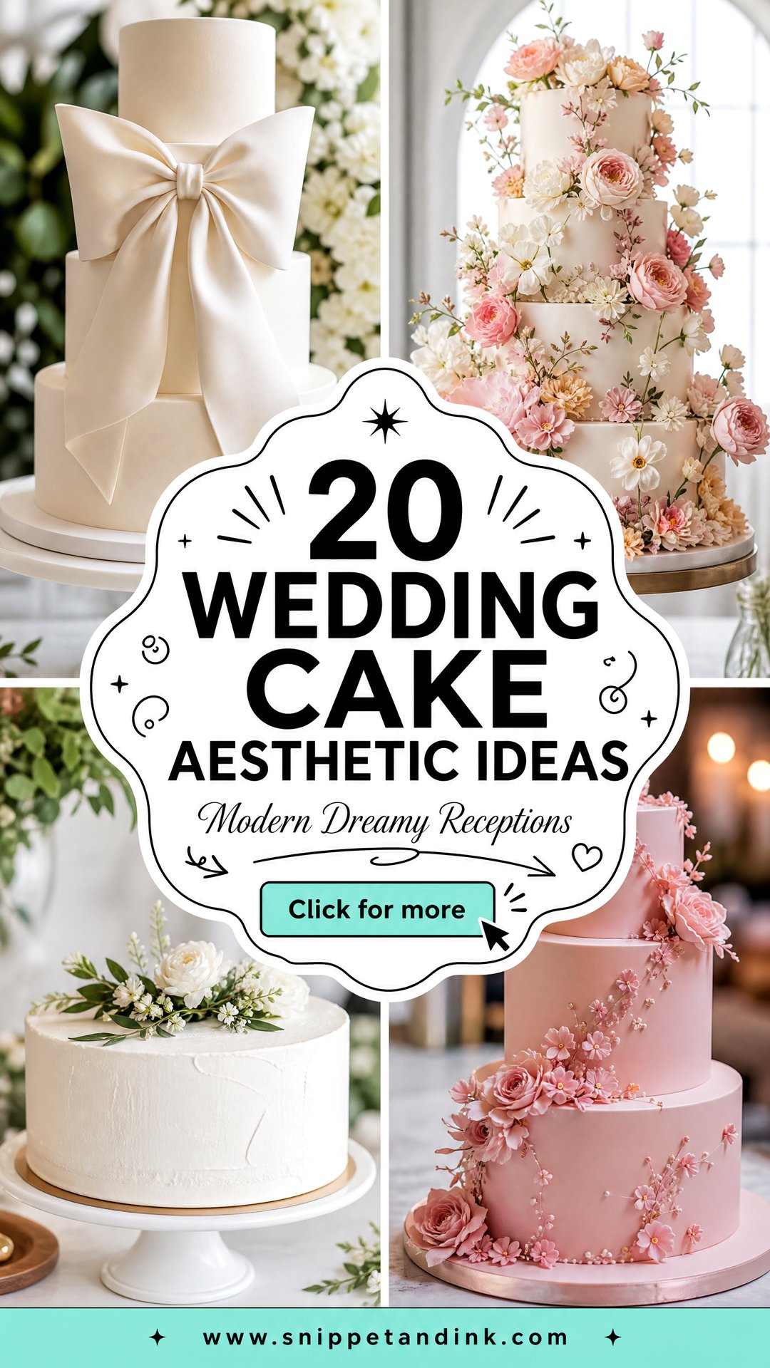 20 Wedding Cake Aesthetic Ideas for Modern Dreamy Receptions - 20 Wedding Cake Aesthetic Ideas for Modern Dreamy Receptions