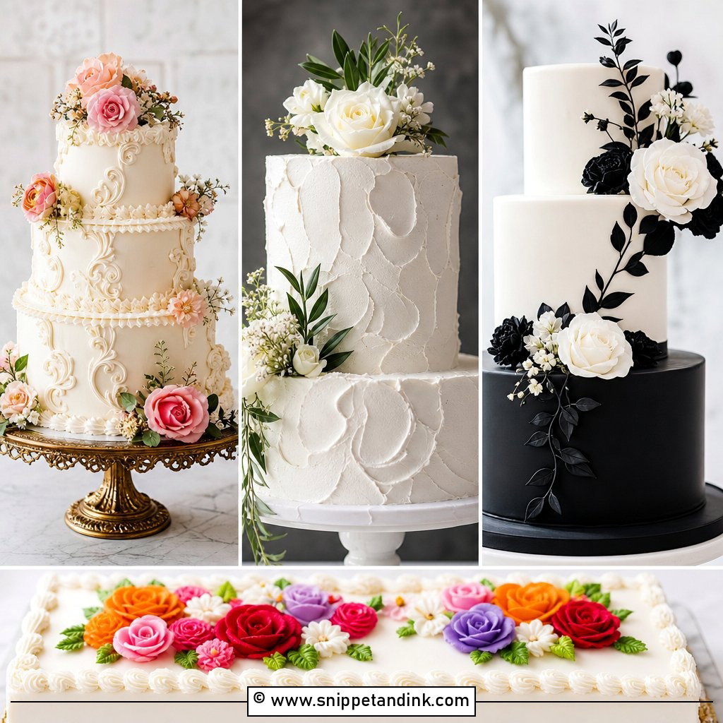 20 Wedding Cake Chart Ideas for Easy Guest Planning