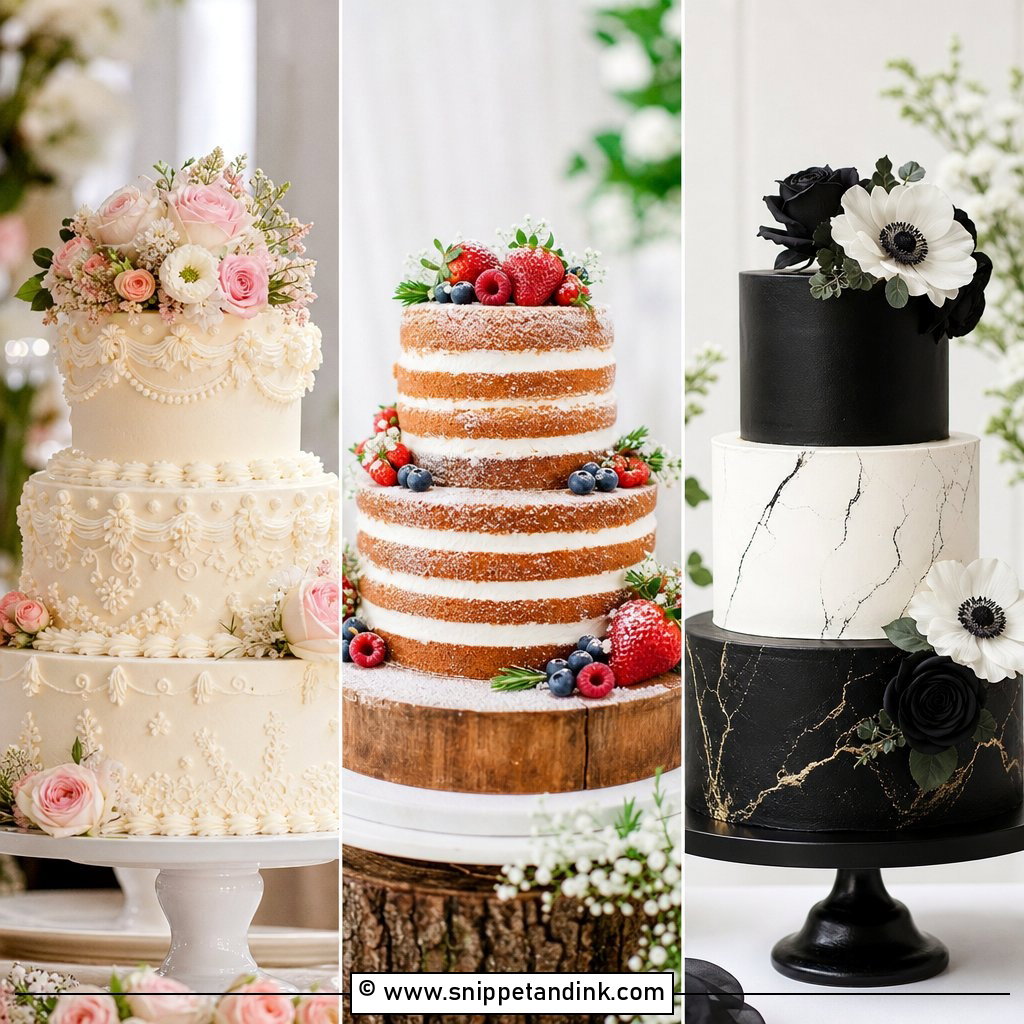 20 Wedding Cake Decoration Ideas for Beautiful Details