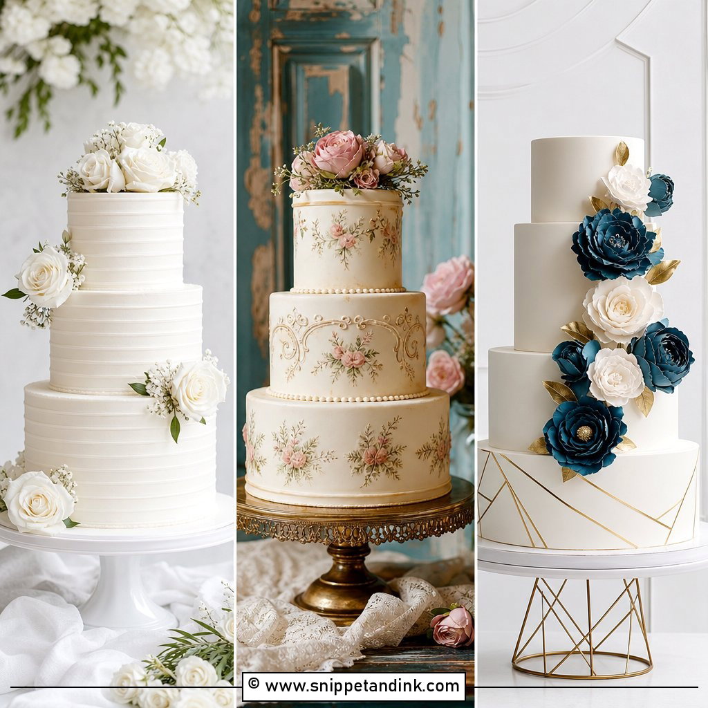 20 Wedding Cake Designs for a Stunning Reception Moment