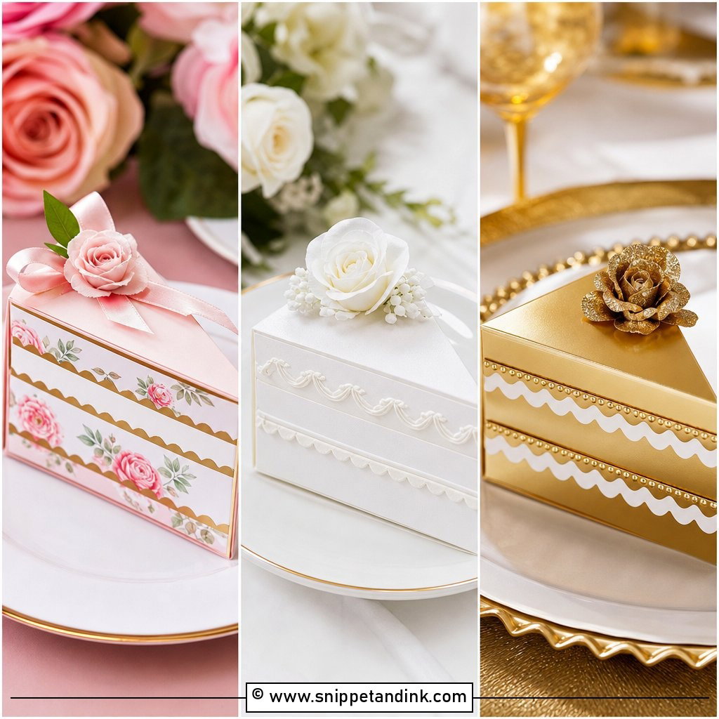 20 Wedding Cake Favor Boxes for Sweet Guest Gifts