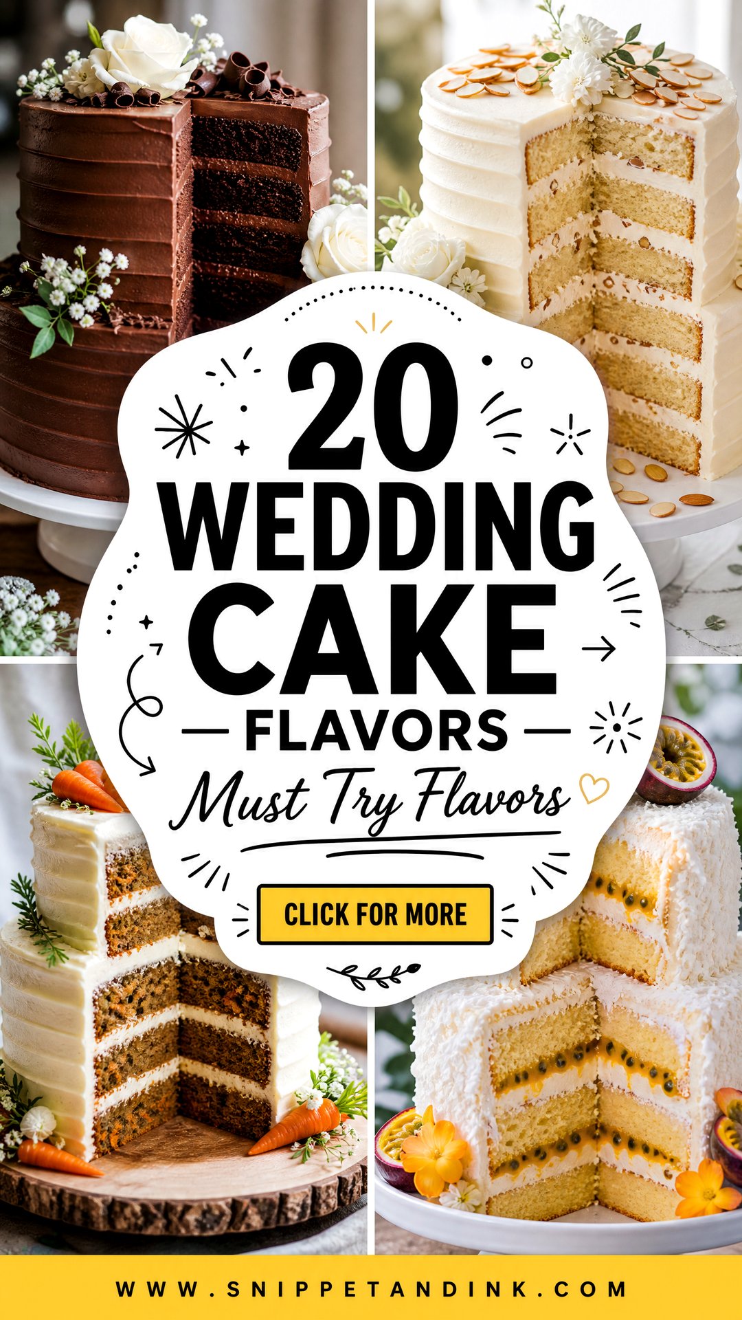 20 Wedding Cake Flavors Couples Should Try This Year - 20 Wedding Cake Flavors Couples Should Try This Year