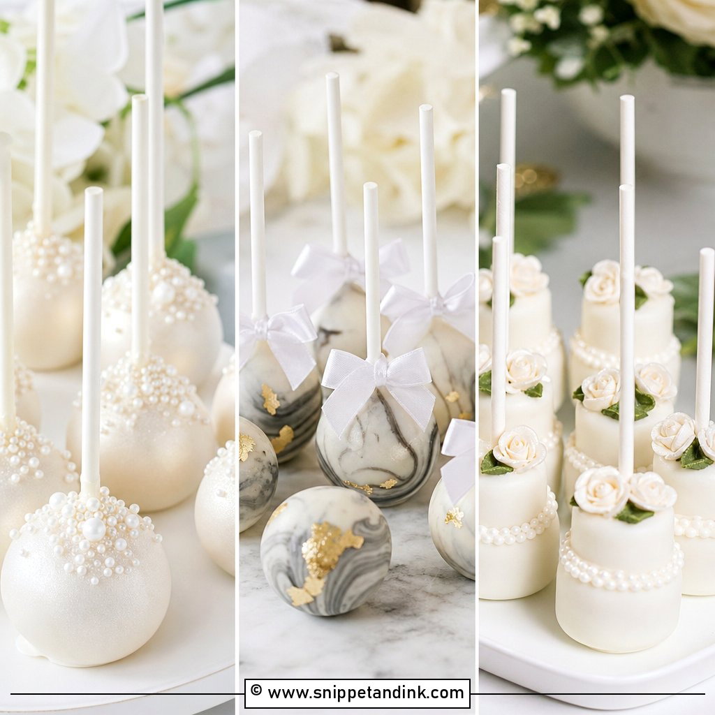 20 Wedding Cake Pops Ideas for Cute Dessert Table Treats