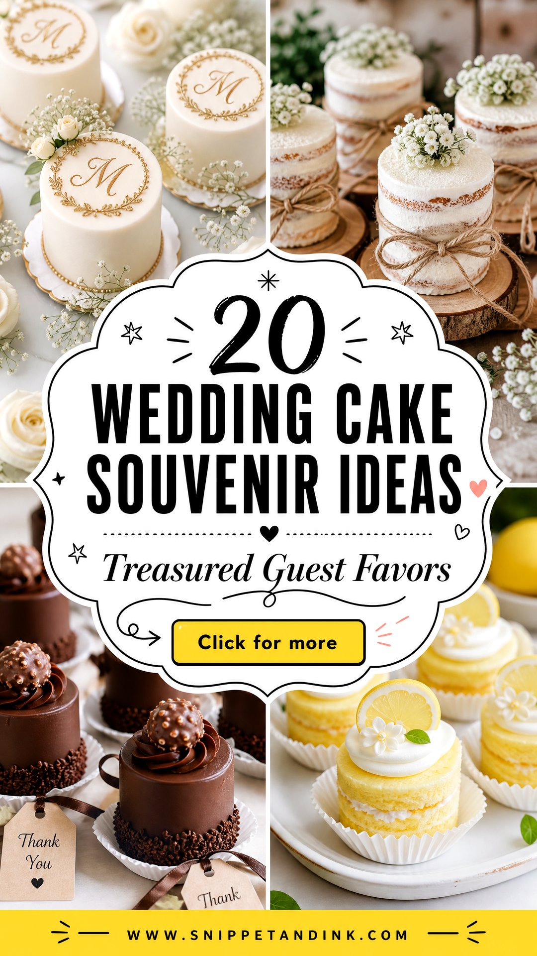 20 Wedding Cake Souvenir Ideas Guests Will Truly Treasure - 20 Wedding Cake Souvenir Ideas Guests Will Truly Treasure