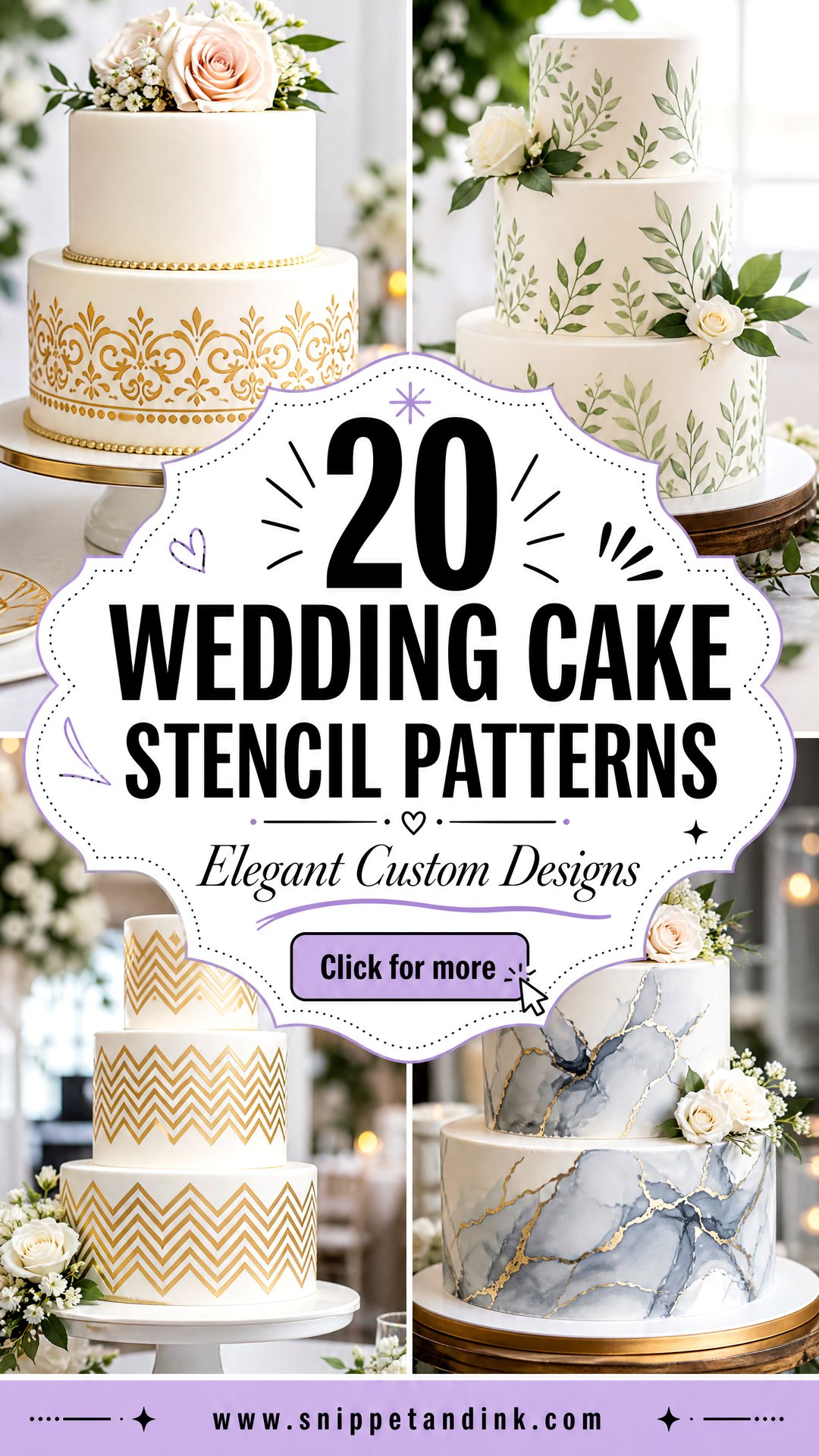 20 Wedding Cake Stencil Patterns for Elegant Custom Designs - 20 Wedding Cake Stencil Patterns for Elegant Custom Designs