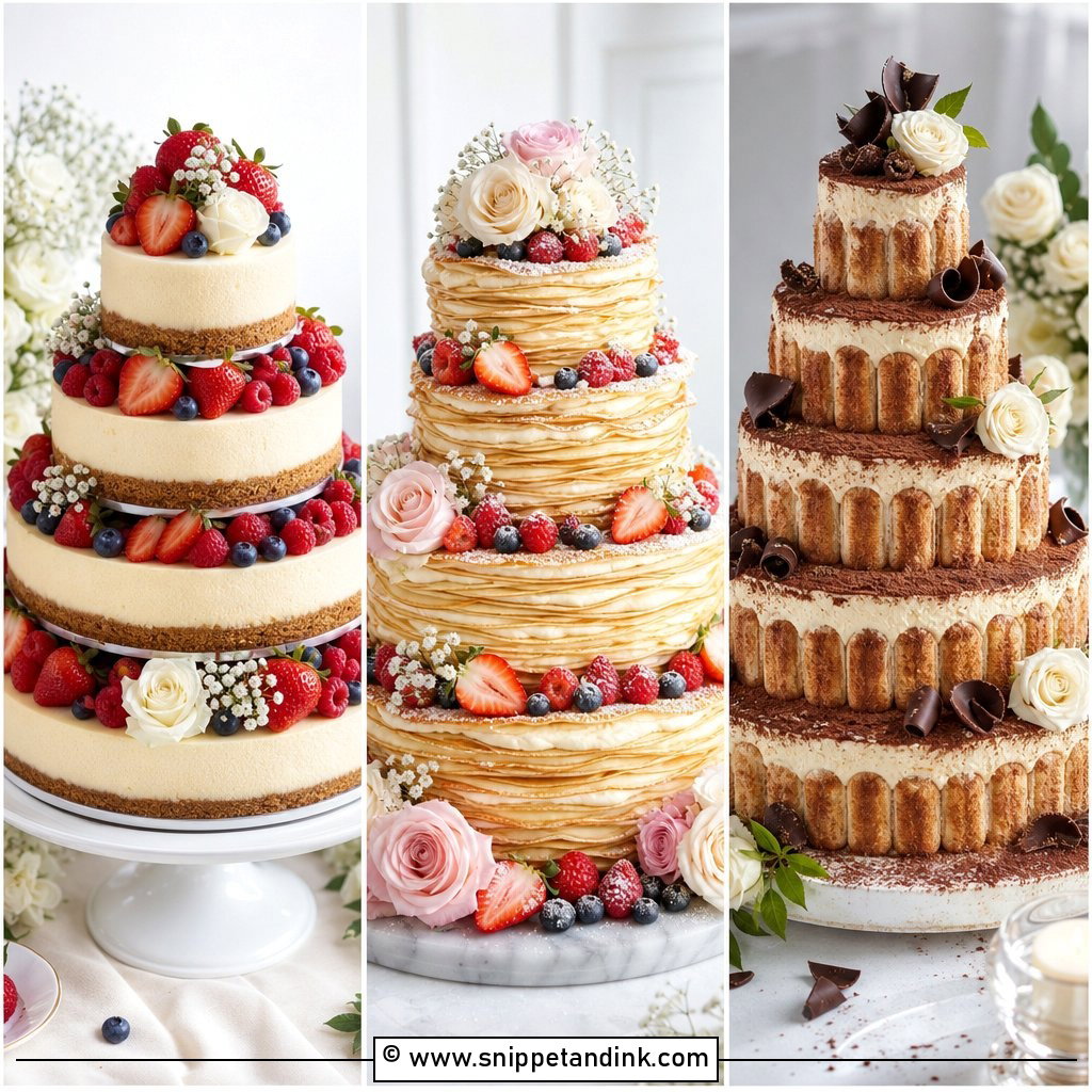 20 Wedding Cake Tower Ideas for Stunning Reception Style