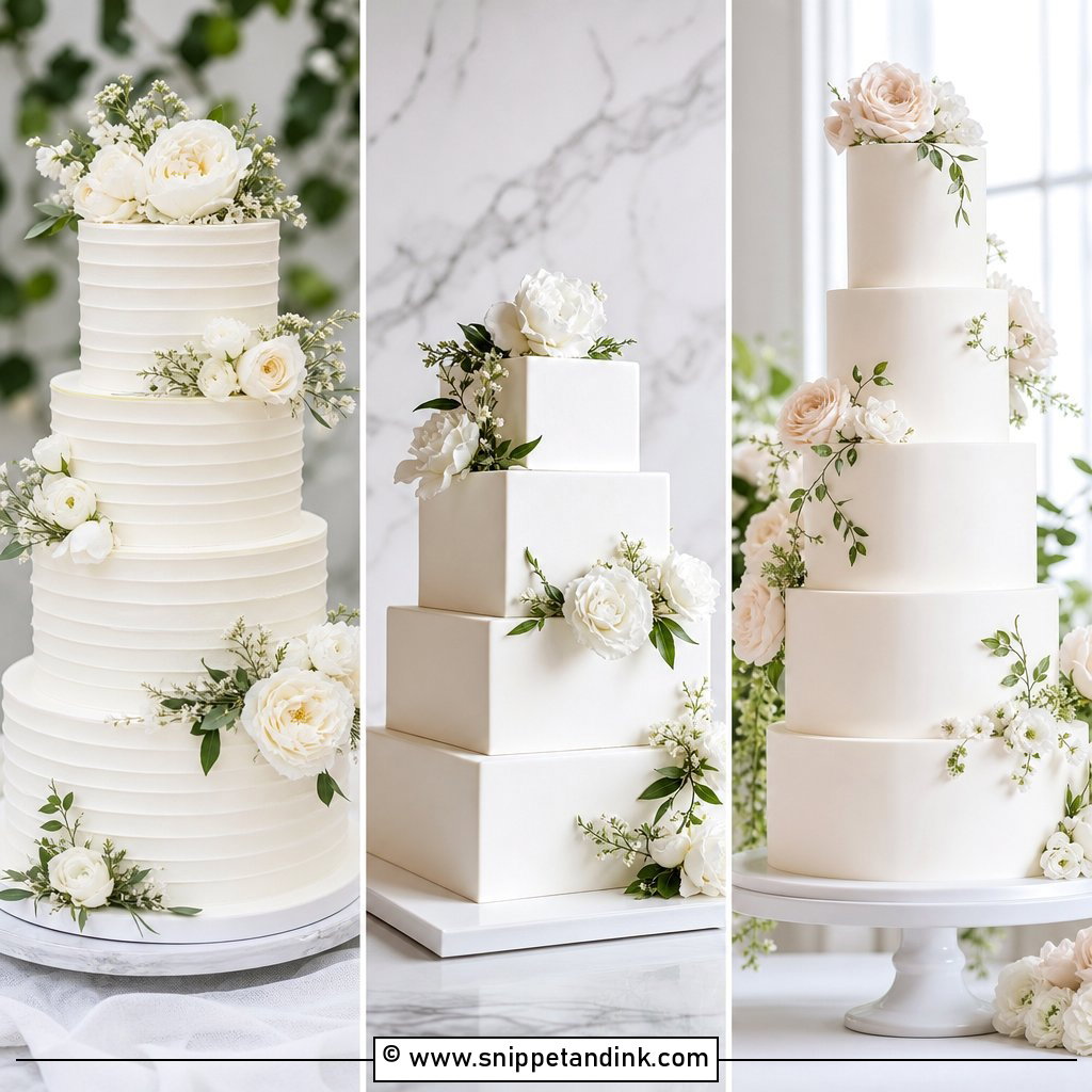 20 Wedding Cakes for 200 Guests Big-Day Designs That Wow