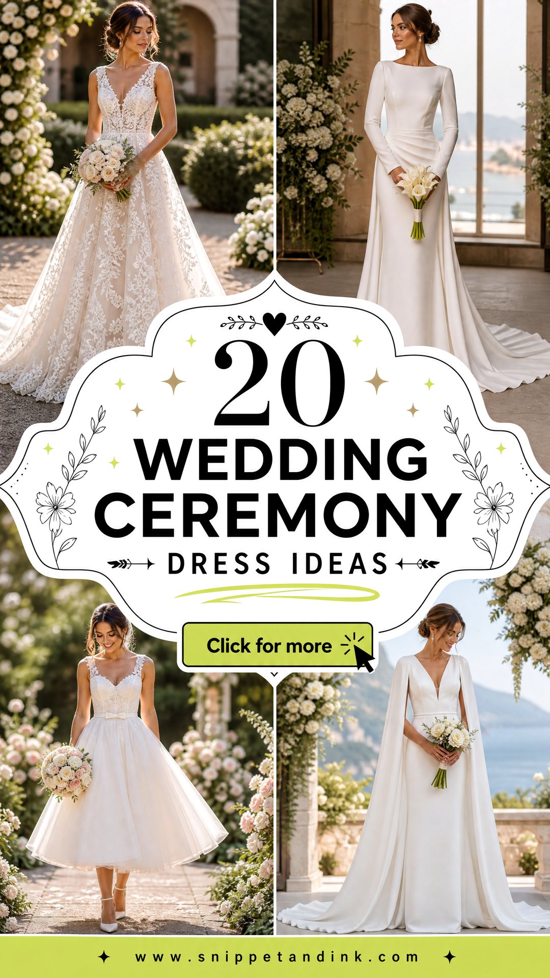20 Wedding Ceremony Dress Ideas Stunning Styles for Your Big Day - 20 Wedding Ceremony Dress Ideas: Stunning Styles for Your Big Day