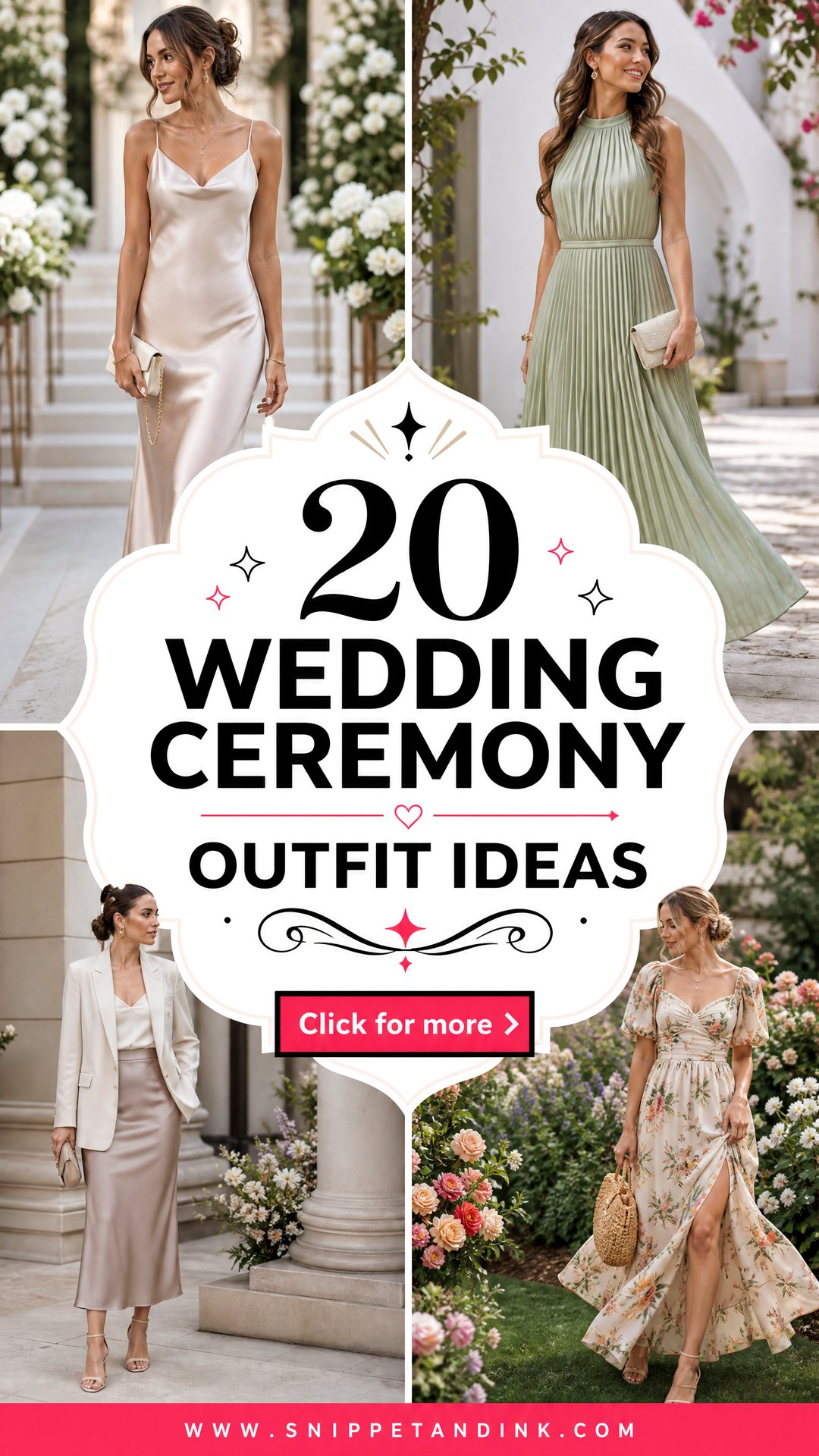 20 Wedding Ceremony Outfit Ideas for Every Bridal Style - 20 Wedding Ceremony Outfit Ideas for Every Bridal Style