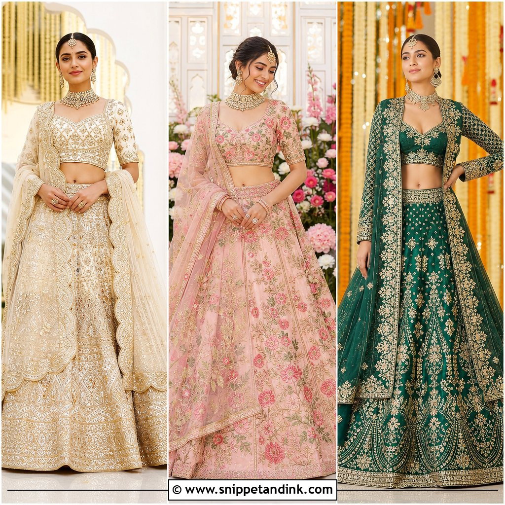 20 Wedding Chaniya Choli Ideas for Vibrant Bridal Style