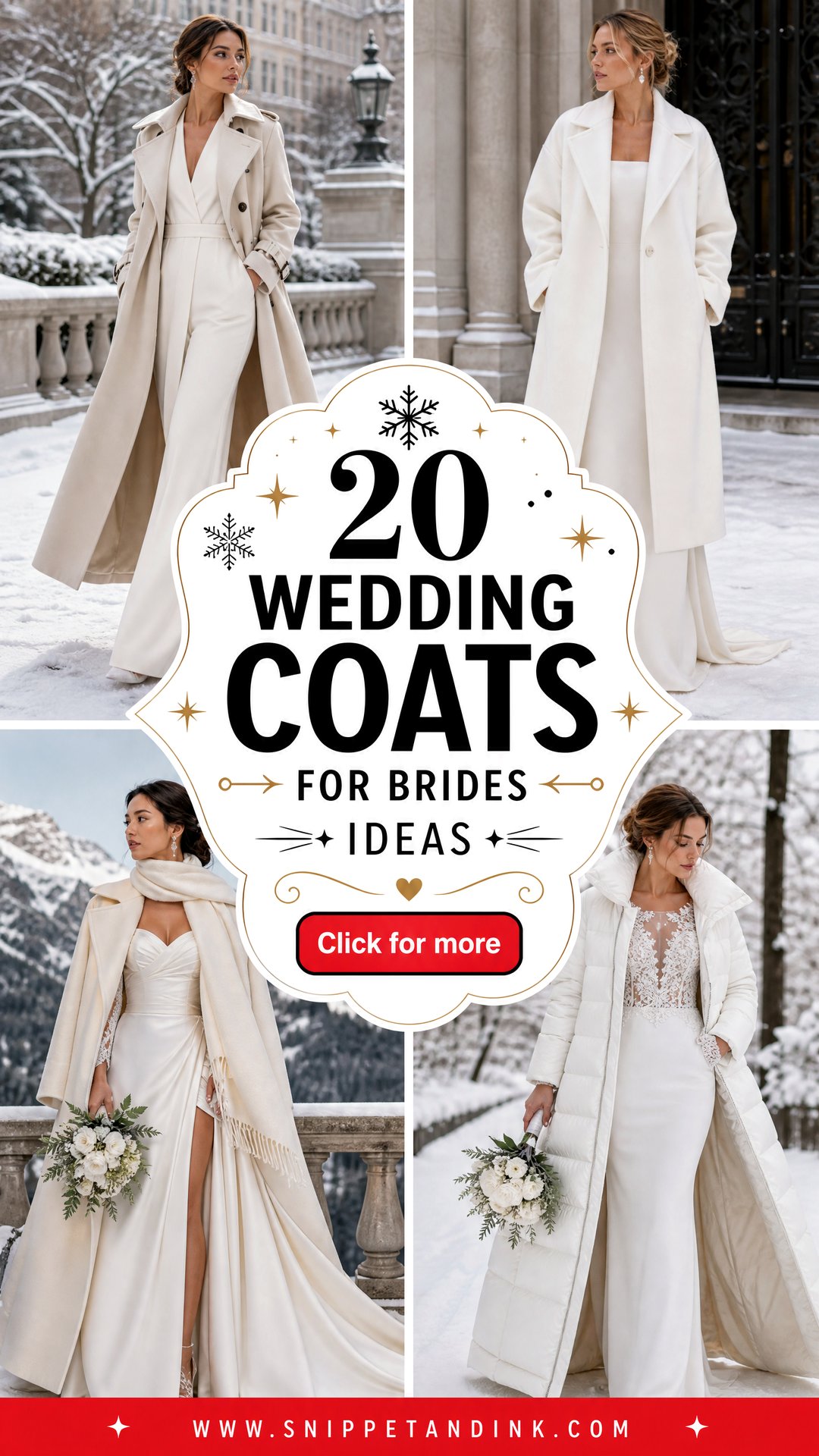 20 Wedding Coats for Brides Ideas for Chic Cold-Weather Style - 20 Wedding Coats for Brides Ideas for Chic Cold-Weather Style