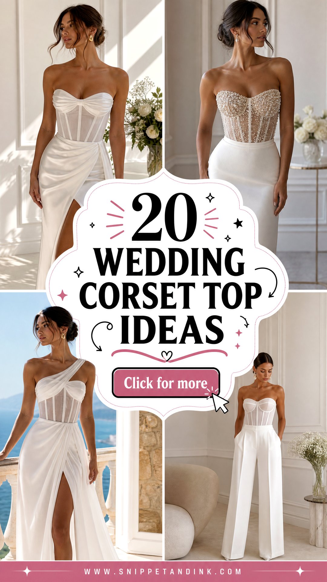 20 Wedding Corset Top Ideas for a Stunning Modern Bridal Look - 20 Wedding Corset Top Ideas for a Stunning Modern Bridal Look