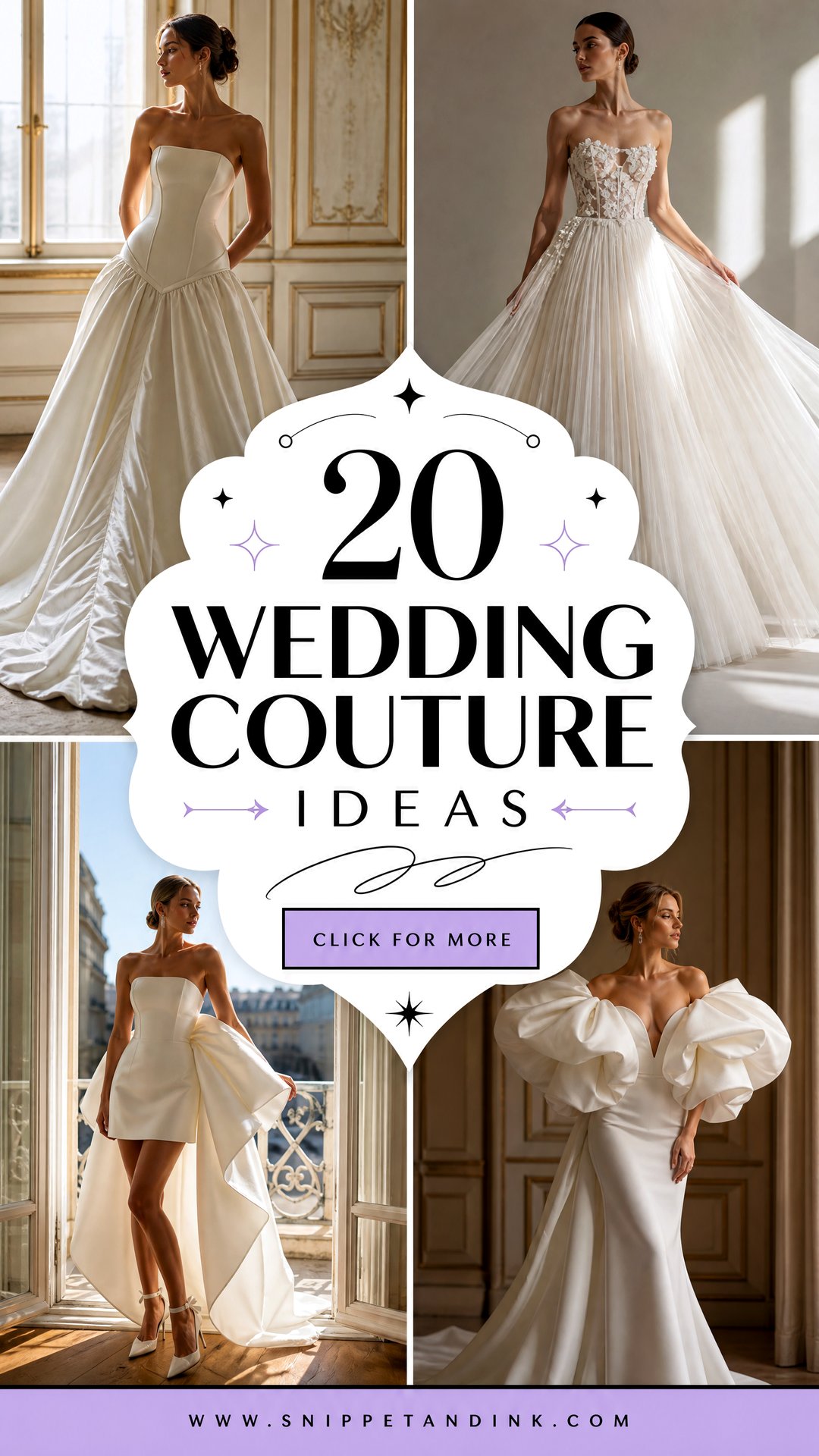 20 Wedding Couture Ideas for a Breathtaking Luxury Bridal Look - 20 Wedding Couture Ideas for a Breathtaking Luxury Bridal Look