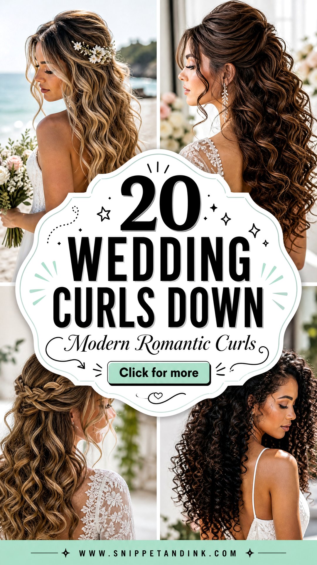 20 Wedding Curls Down Romantic Styles for Modern Brides - 20 Wedding Curls Down: Romantic Styles for Modern Brides