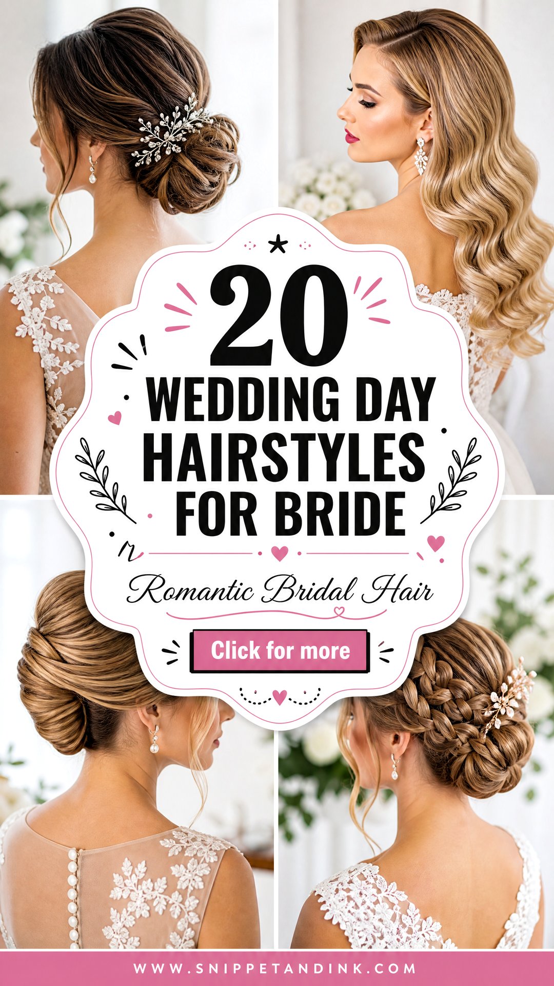 20 Wedding Day Hairstyles for Bride Romantic Looks to Love - 20 Wedding Day Hairstyles for Bride: Romantic Looks to Love