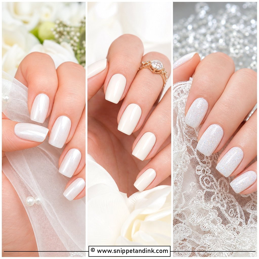 20 Wedding Dip Nails for Bride Ideas With Elegant Shine