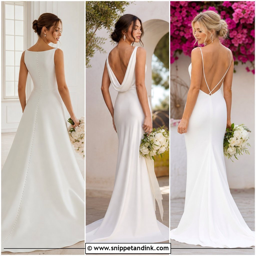 20 Wedding Dress Back Detail Ideas for a Stunning Bridal Exit