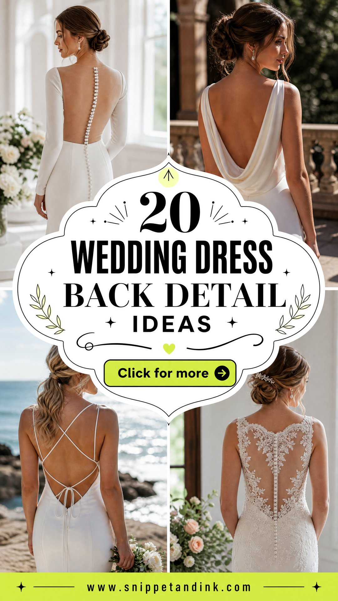 20 Wedding Dress Back Detail Ideas for a Stunning Bridal Exit - 20 Wedding Dress Back Detail Ideas for a Stunning Bridal Exit