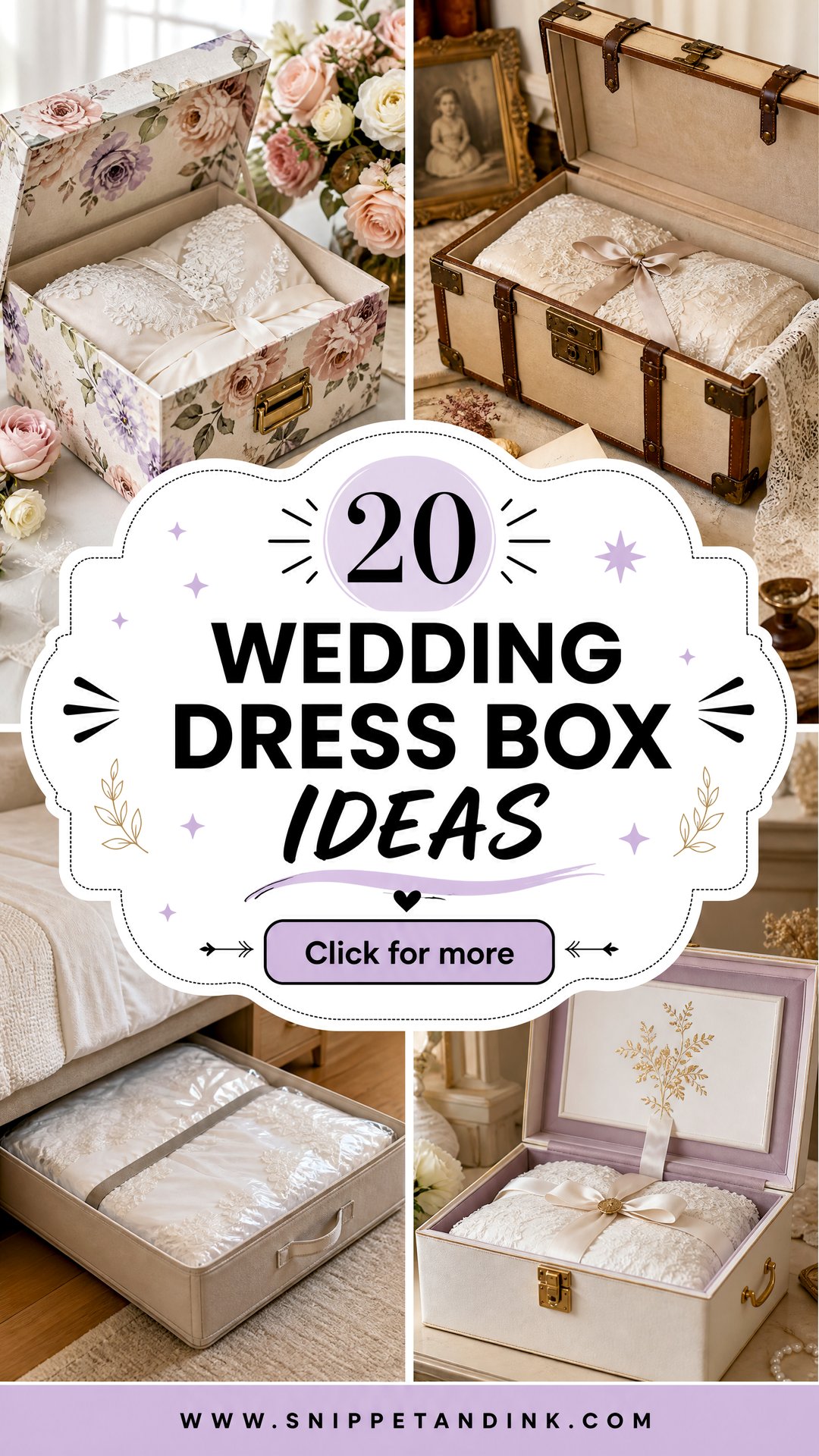 20 Wedding Dress Box Ideas for Beautiful Gown Preservation - 20 Wedding Dress Box Ideas for Beautiful Gown Preservation