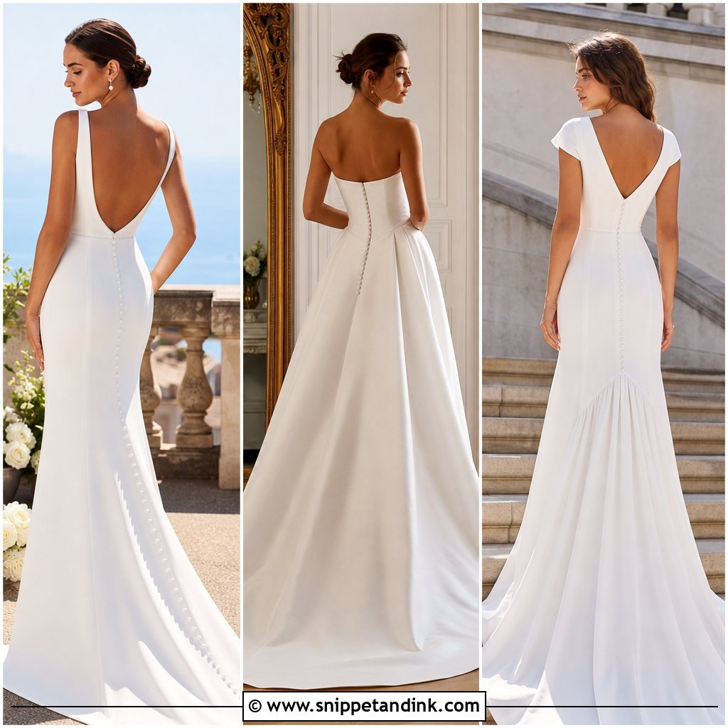 20 Wedding Dress Buttons Down Back Ideas Brides Will Adore