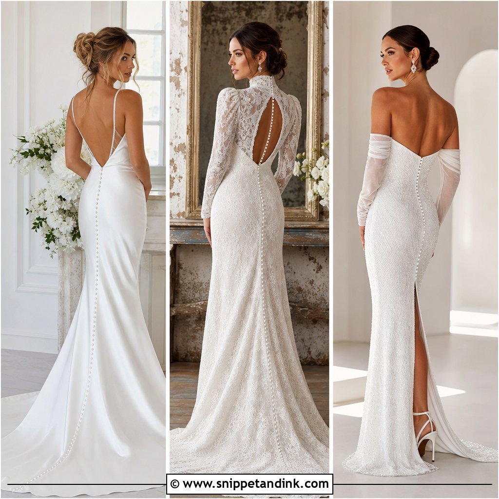 20 Wedding Dress Buttons Ideas for a Timeless Bridal Look