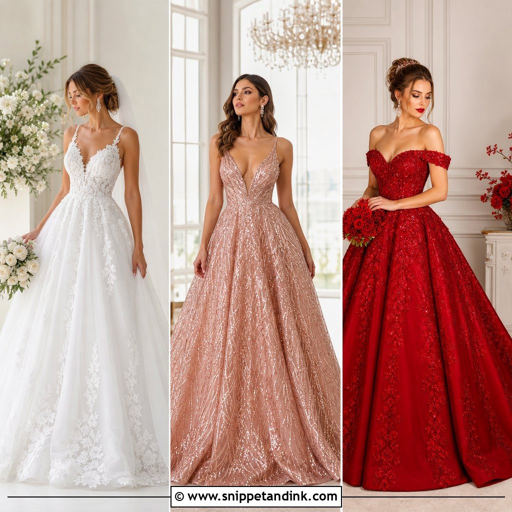 20 Wedding Dress Color Ideas for a Beautiful Bridal Style