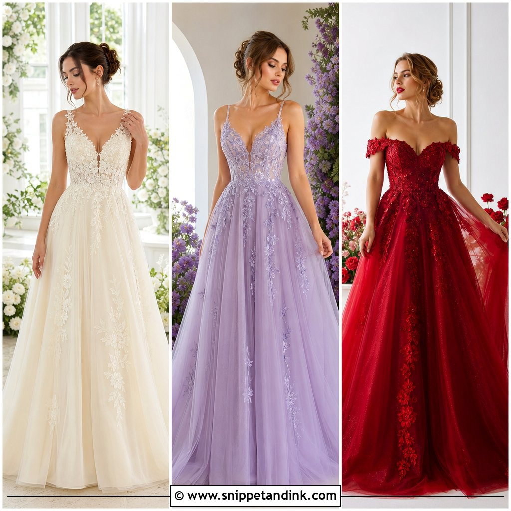 20 Wedding Dress Colors for a Fresh, Unforgettable Look