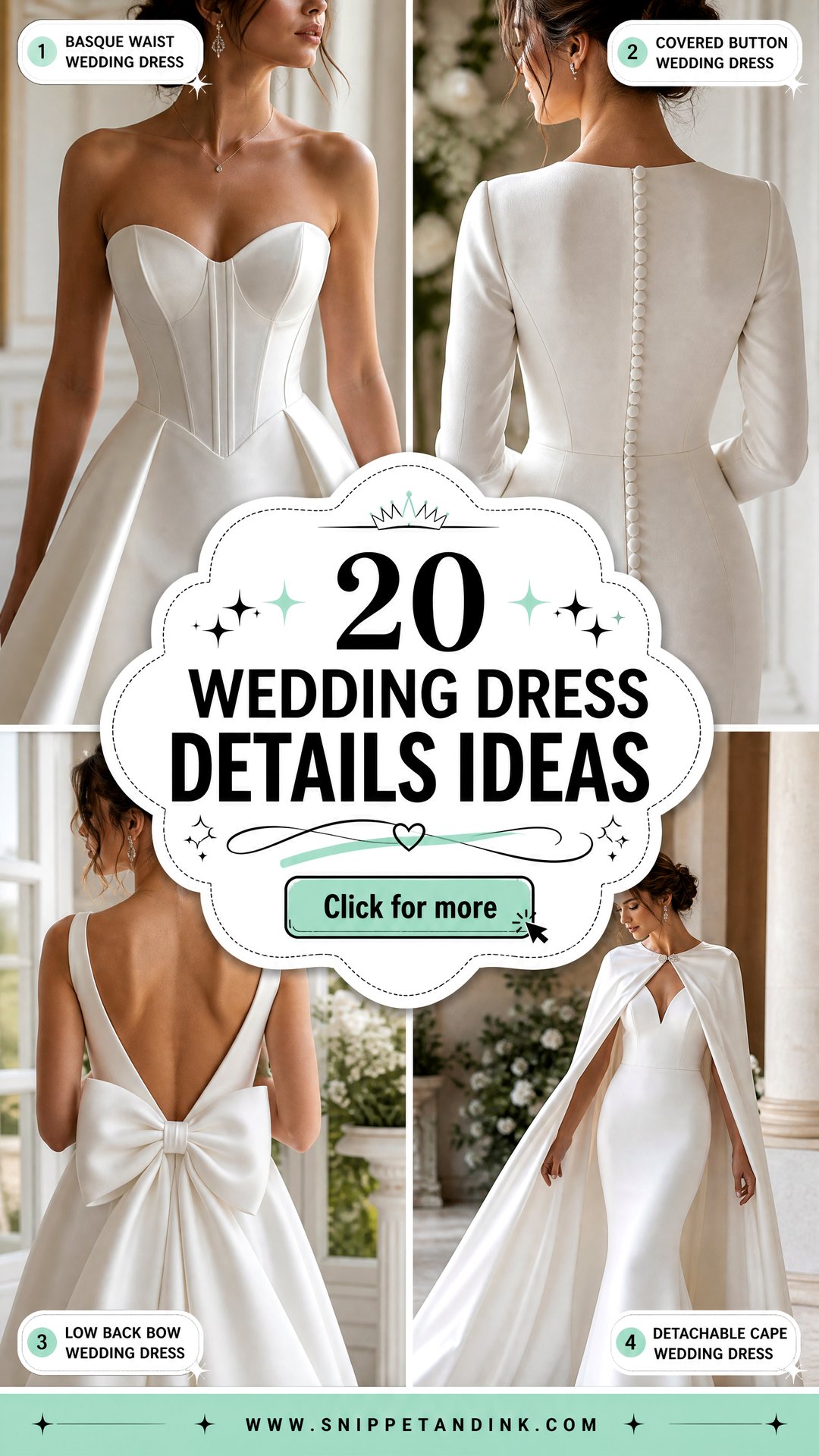 20 Wedding Dress Details Ideas for a Polished Personal Bridal Look - 20 Wedding Dress Details Ideas for a Polished Personal Bridal Look