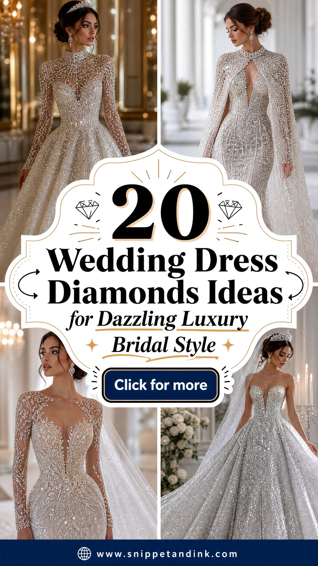 20 Wedding Dress Diamonds Ideas for Dazzling Luxury Bridal Style - 20 Wedding Dress Diamonds Ideas for Dazzling Luxury Bridal Style