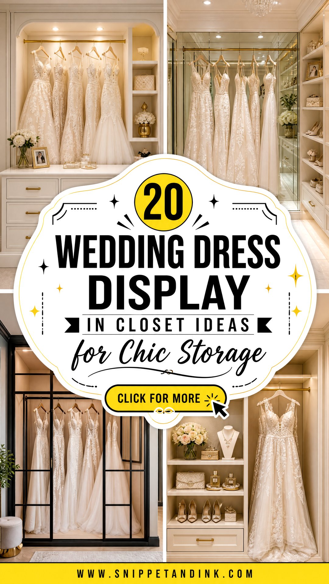 20 Wedding Dress Display in Closet Ideas for Chic Storage - 20 Wedding Dress Display in Closet Ideas for Chic Storage