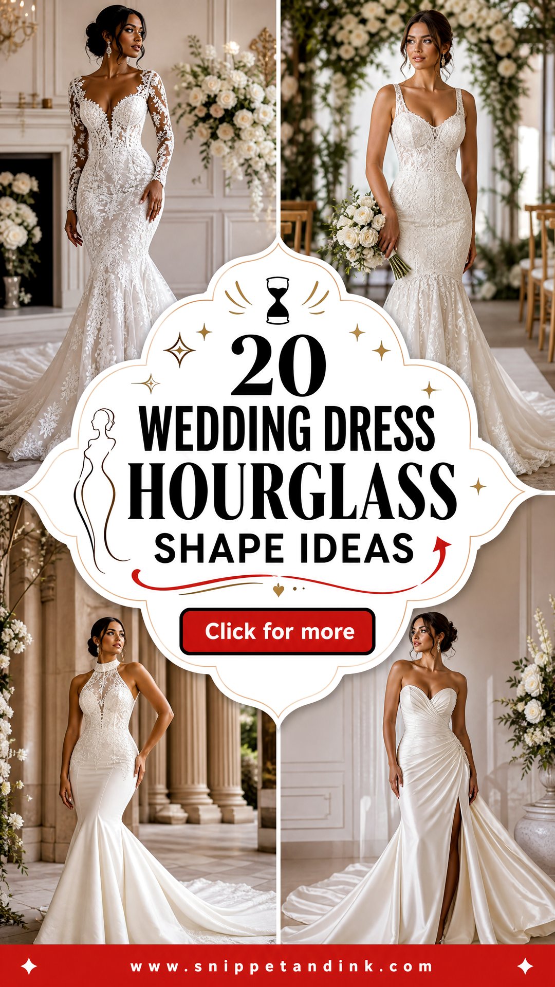20 Wedding Dress Hourglass Shape Ideas Flattering Silhouettes - 20 Wedding Dress Hourglass Shape Ideas: Flattering Silhouettes