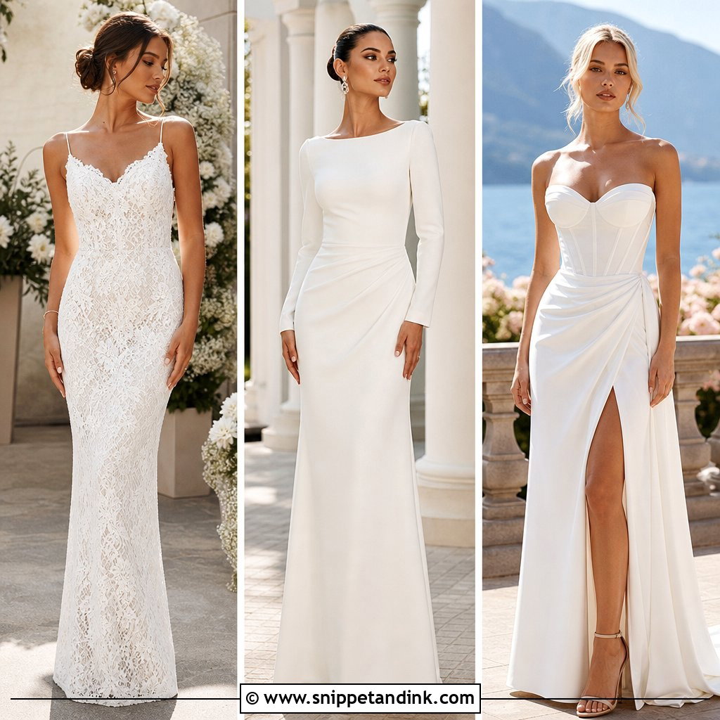 20 Wedding Dress No Train Ideas for Effortless Modern Brides