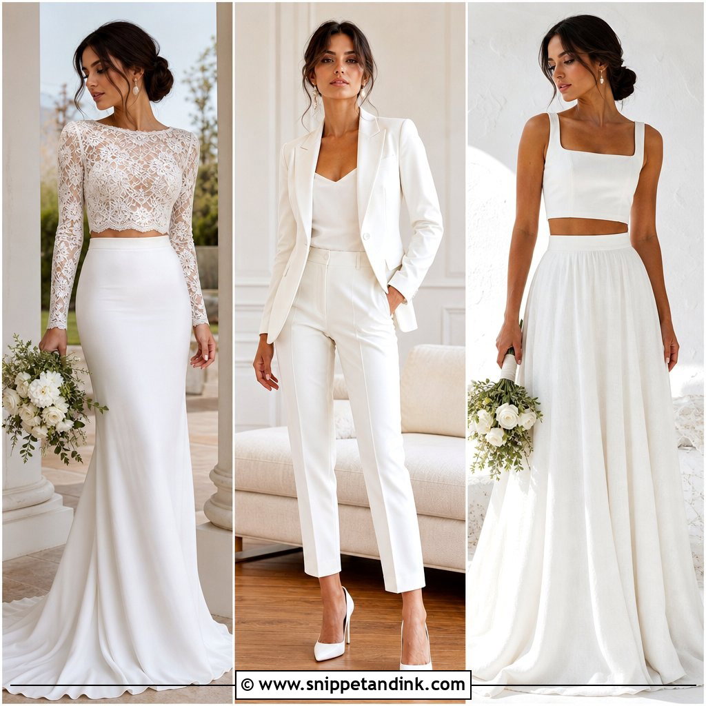 20 Wedding Dress Separates Ideas for a Modern Mix-and-Match Look