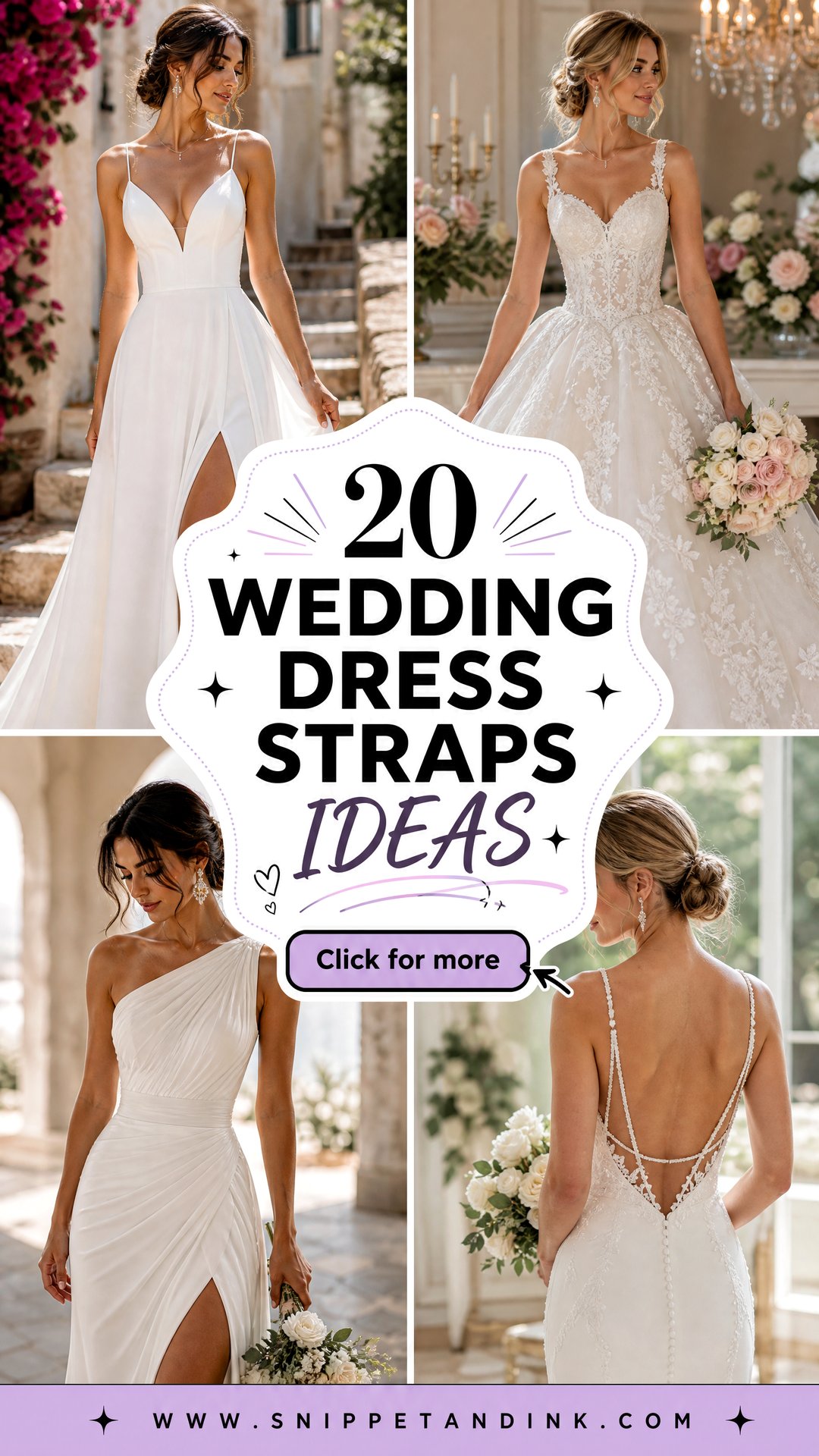 20 Wedding Dress Straps Ideas Brides Will Love This Season - 20 Wedding Dress Straps Ideas Brides Will Love This Season