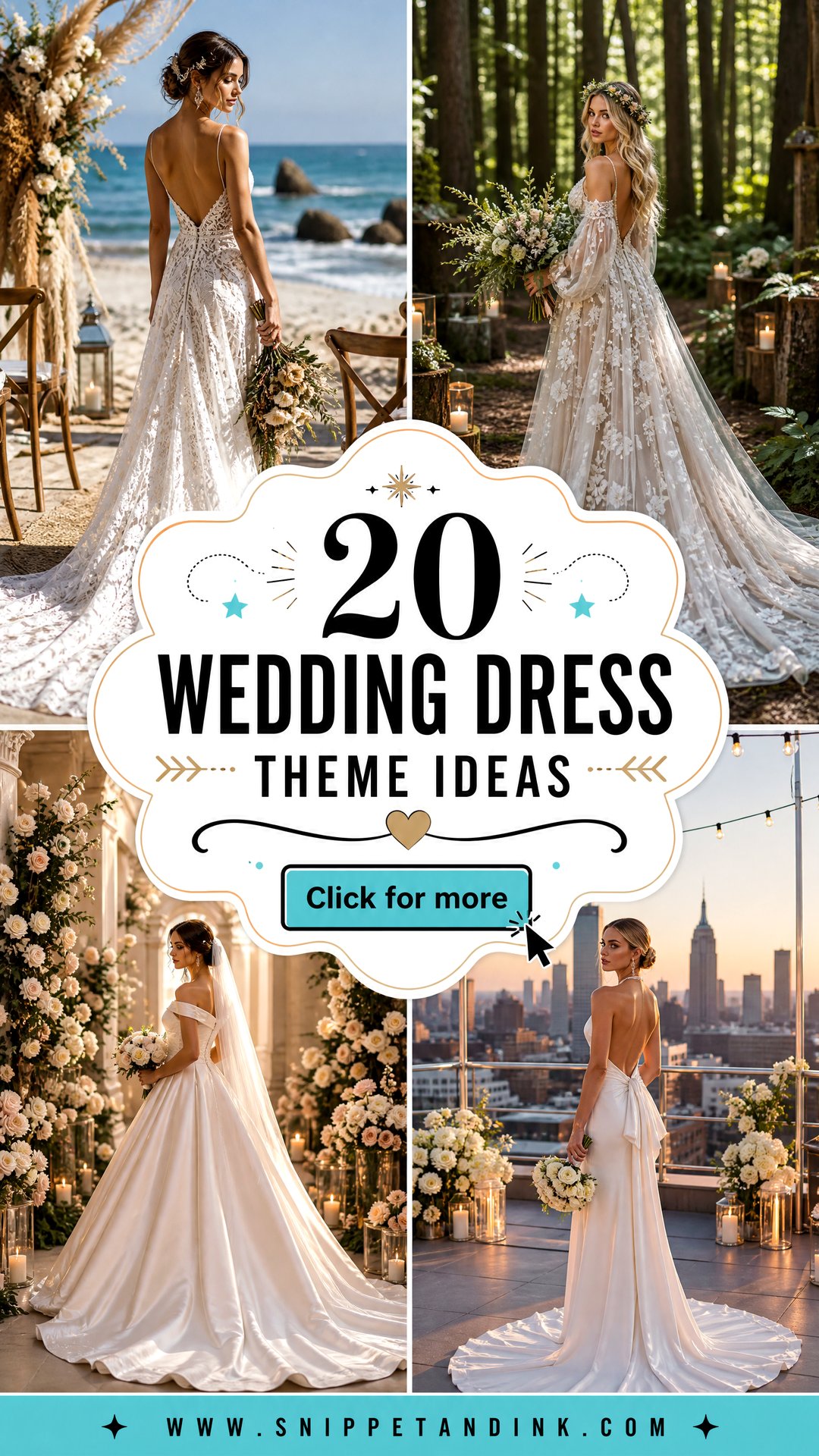 20 Wedding Dress Theme Ideas for a Cohesive Celebration - 20 Wedding Dress Theme Ideas for a Cohesive Celebration