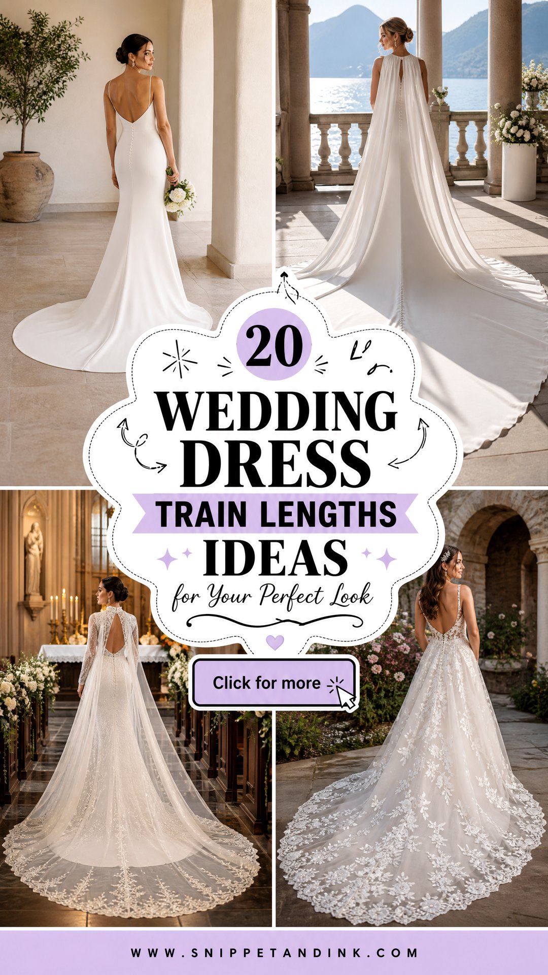 20 Wedding Dress Train Lengths Ideas for Your Perfect Look - 20 Wedding Dress Train Lengths Ideas for Your Perfect Look