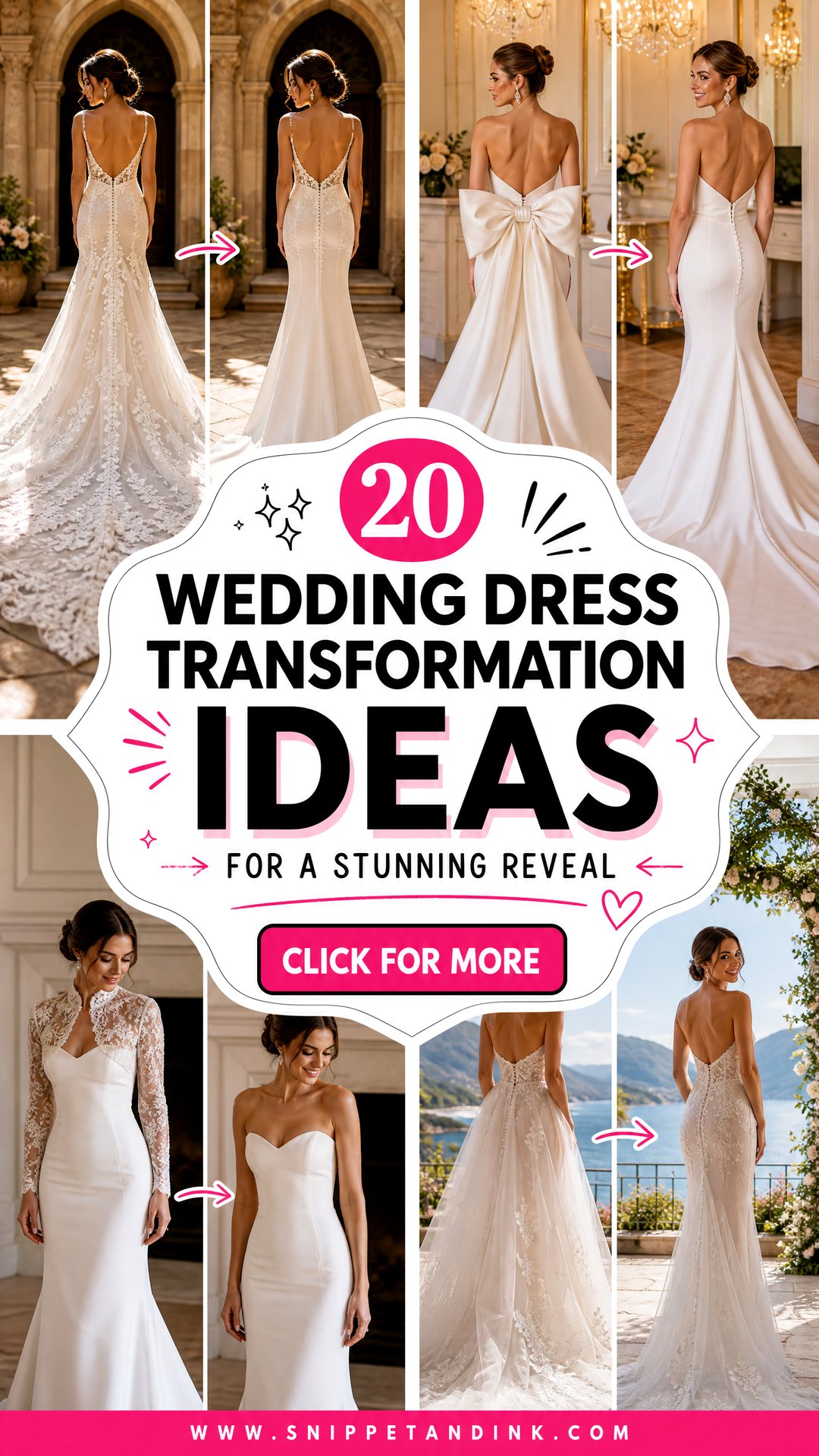 20 Wedding Dress Transformation Ideas for a Stunning Reveal - 20 Wedding Dress Transformation Ideas for a Stunning Reveal