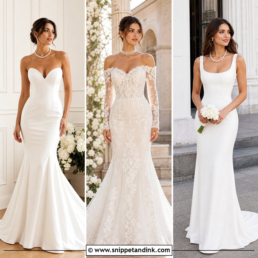 20 Wedding Dress With Pearl Necklace Ideas for Elegant Brides
