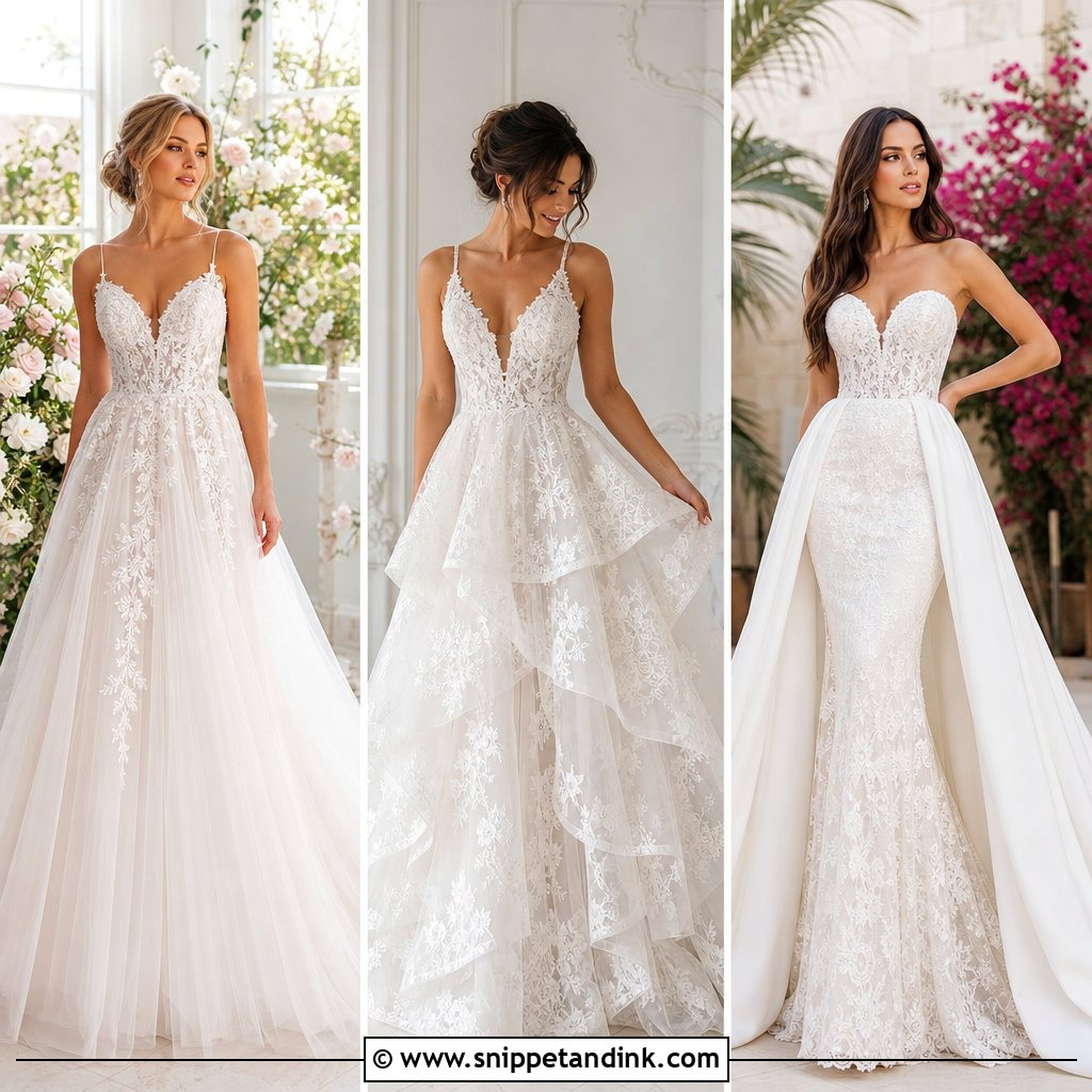 20 Wedding Dress With Skirt Ideas for a Dreamy Bridal Look